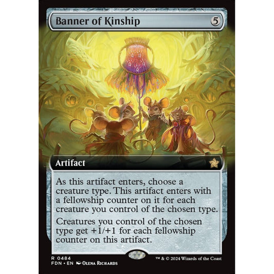 Banner of Kinship, 484, rare, Magic: The Gathering, Foundations