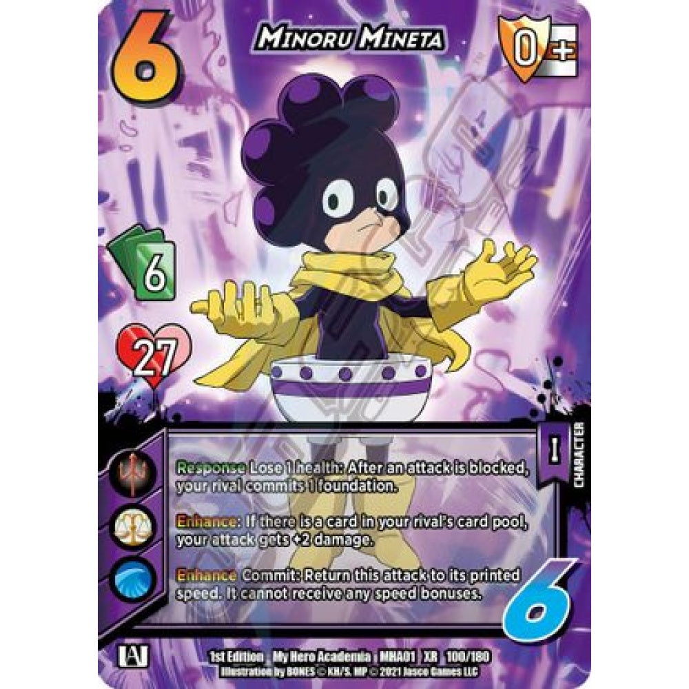 Minoru Mineta, 100/180, XR, UniVersus, MHA01 My Hero Academia