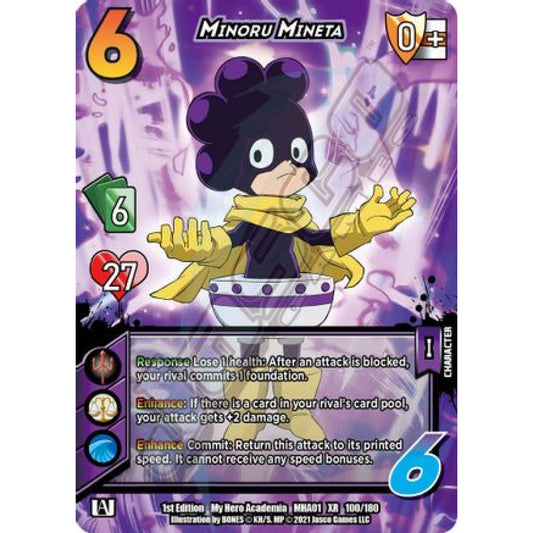 Minoru Mineta, 100/180, XR, UniVersus, MHA01 My Hero Academia