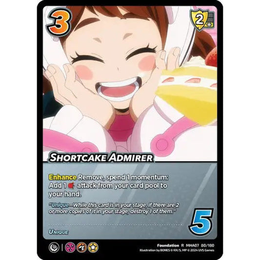 Shortcake Admirer, 80/180, R, UniVersus, MHA07 Girl Power