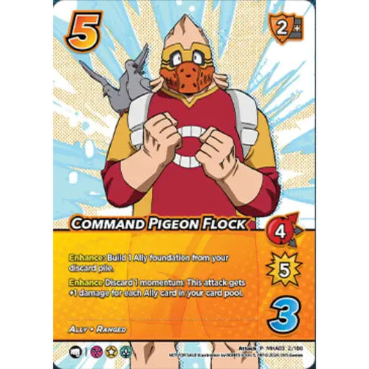 Command Pigeon Flock, 2/108, P, UniVersus, MHA03 Heroes Clash