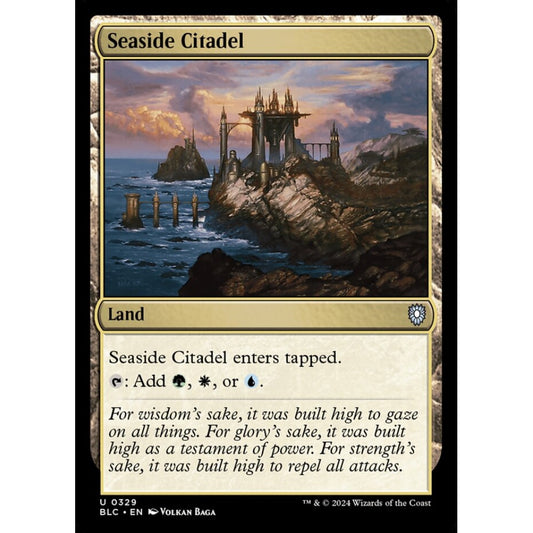 Seaside Citadel, 329, uncommon, Magic: The Gathering, Bloomburrow