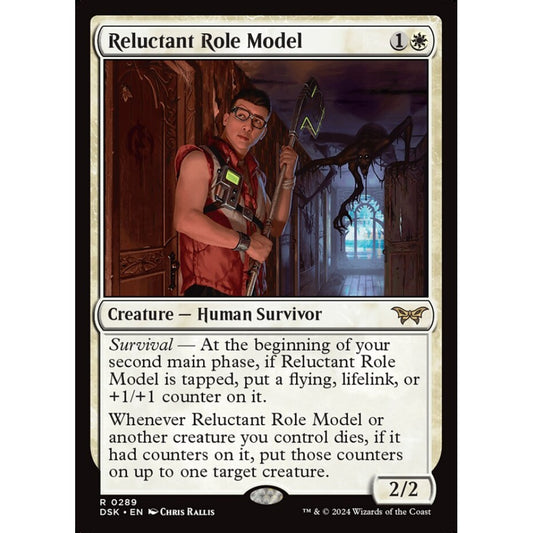 Reluctant Role Model, 289, rare, Magic: The Gathering, Duskmourn: House of Horror