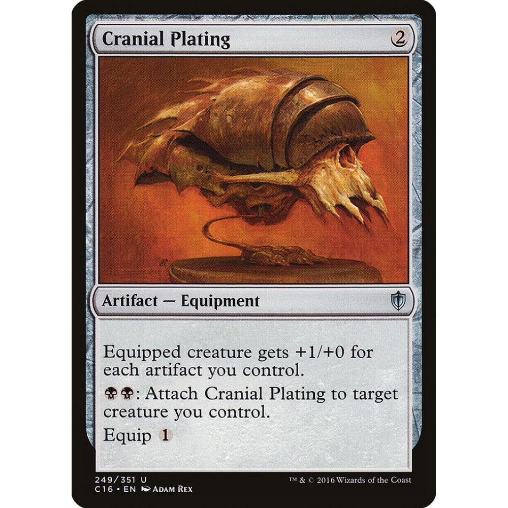 Cranial Plating uncommon 249 Magic the Gathering Commander 2016