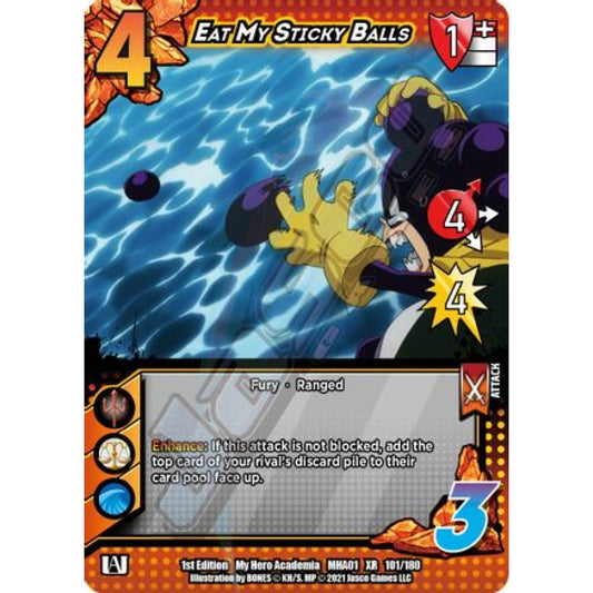 Eat My Sticky Balls, 101/180, XR, UniVersus, MHA01 My Hero Academia