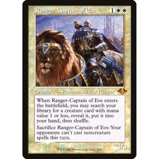 Ranger-Captain of Eos mythic 5 Magic the Gathering Modern Horizons 1 Timeshifts