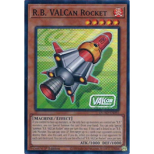 R.B. VALCan Rocket DUAD-EN092 Super Yu-Gi-Oh Duelist's Advance