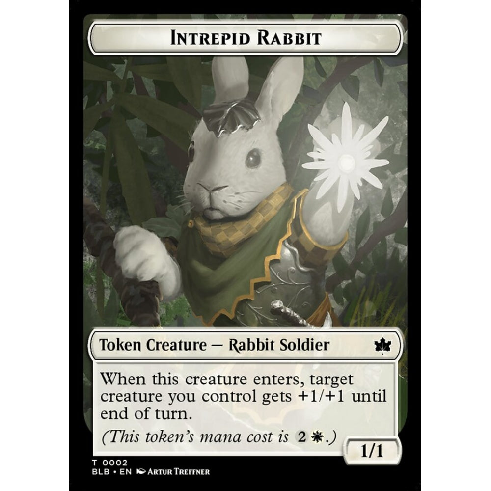 Intrepid Rabbit, 2, common, Magic: The Gathering, Bloomburrow