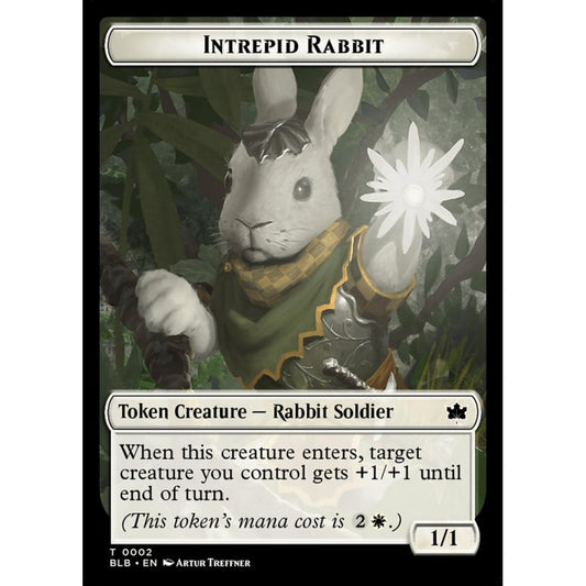 Intrepid Rabbit, 2, common, Magic: The Gathering, Bloomburrow