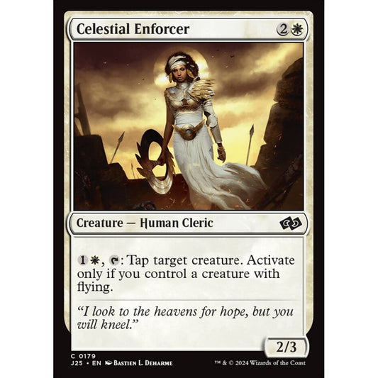 Celestial Enforcer, 179, common, Magic: The Gathering, Foundations Jumpstart