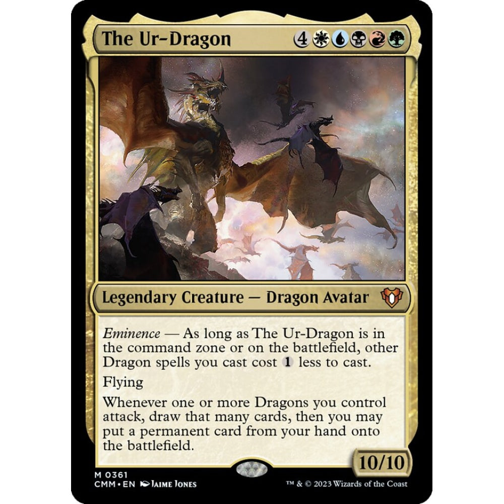 The Ur-Dragon mythic 361 Magic the Gathering Commander Masters
