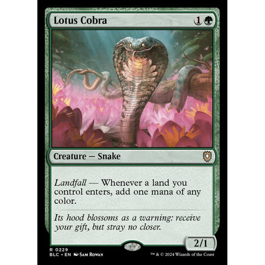 Lotus Cobra, 229, rare, Magic: The Gathering, Bloomburrow