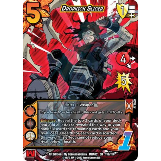 Dropkick Slicer, 118/117, SR, UniVersus, MHA02 Crimson Rampage