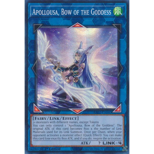 Apollousa, Bow of the Goddess RA02-EN040 Collector's Rare Collector's Rare Yu-Gi-Oh 25th Anniversary Rarity Collection II in Alt-Art Art