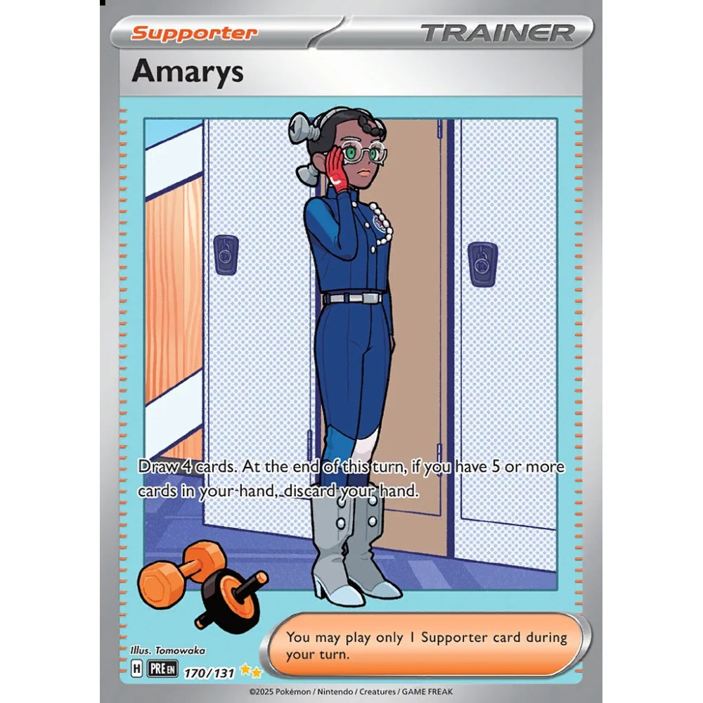Amarys Special Illustration Rare 170/131 Pokemon Card Game Prismatic Evolutions