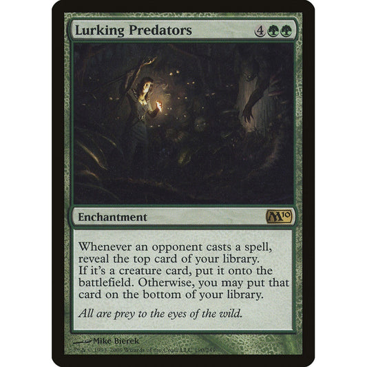 Lurking Predators rare 190 Magic the Gathering Magic 2010