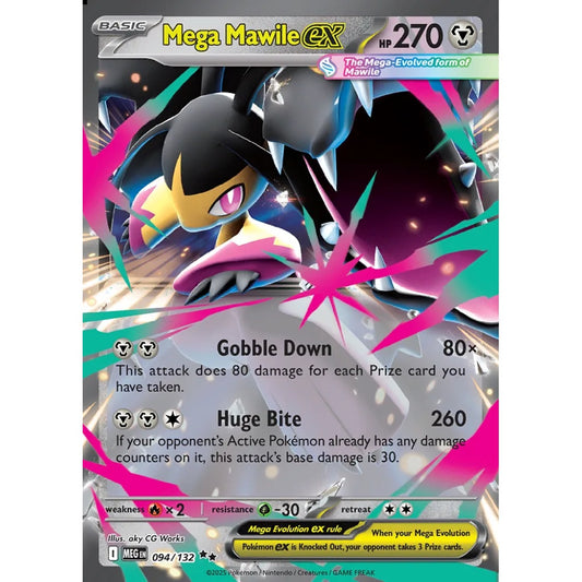 Mega Mawile ex Double Rare 094/132 Pokemon Card Game Mega Evolution