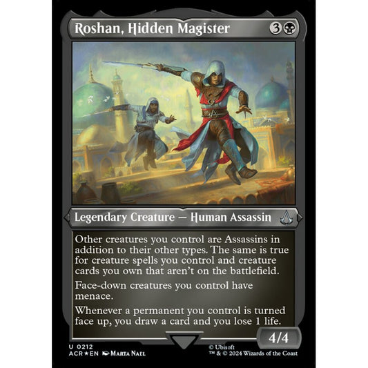 Roshan, Hidden Magister uncommon 212 Magic the Gathering Assassin's Creed