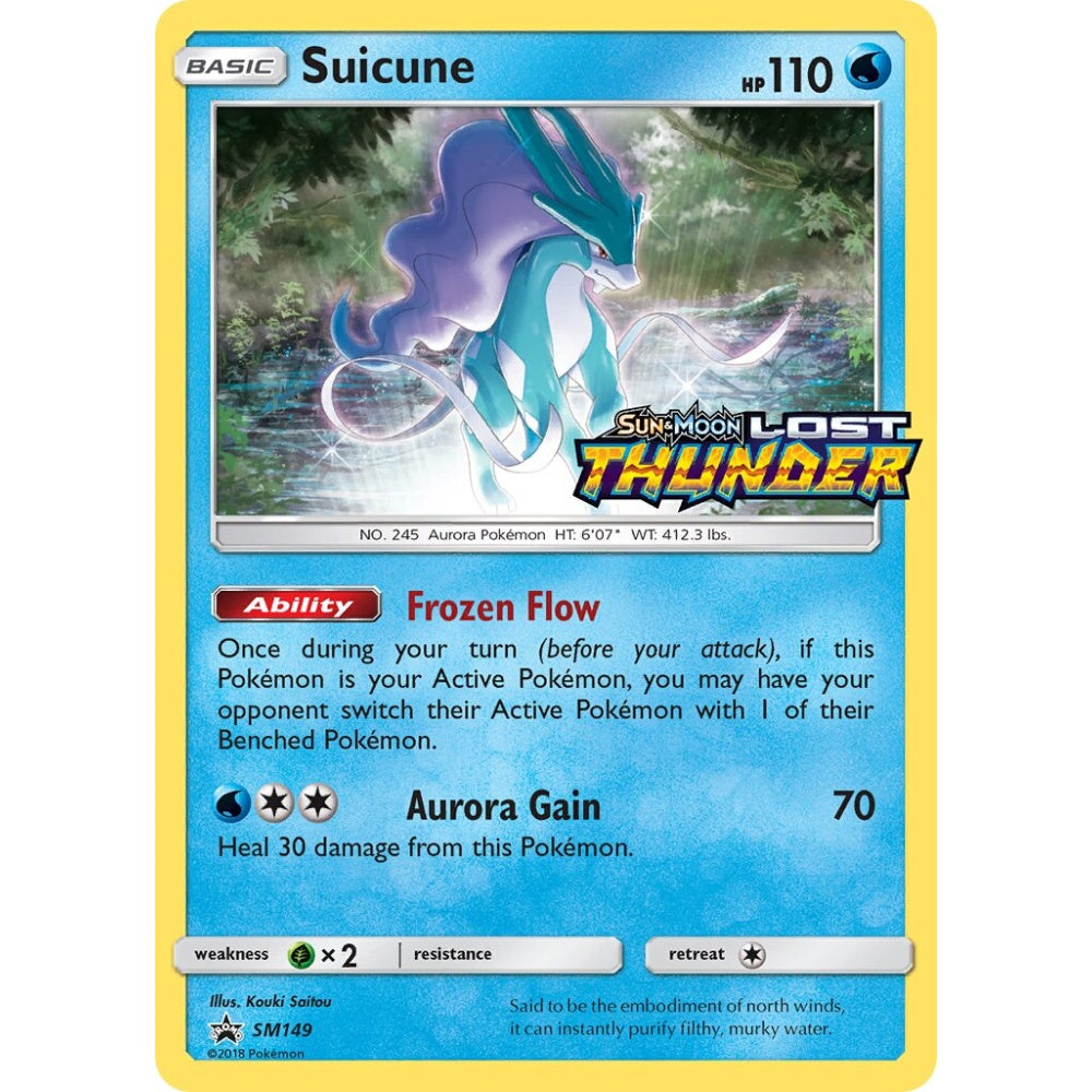 Suicune Promo SM149 Pokemon Card Game Sun & Moon Promos