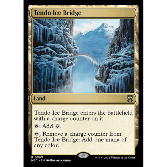 Tendo Ice Bridge, 393, rare, Magic: The Gathering, Modern Horizons 3