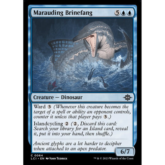 Marauding Brinefang common 64 Magic the Gathering The Lost Caverns of Ixalan
