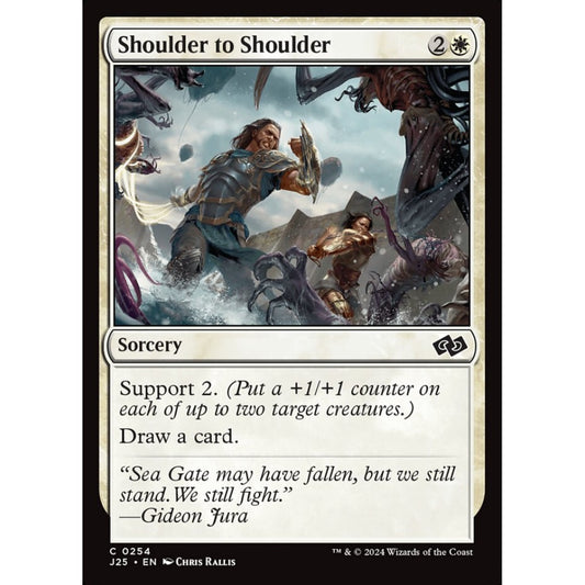 Shoulder to Shoulder, 254, common, Magic: The Gathering, Foundations Jumpstart