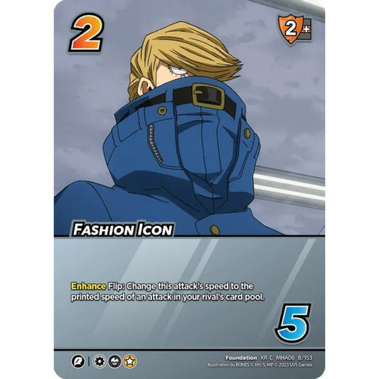 Fashion Icon, 8/153, XR-C, UniVersus, MHA06 Jet Burn