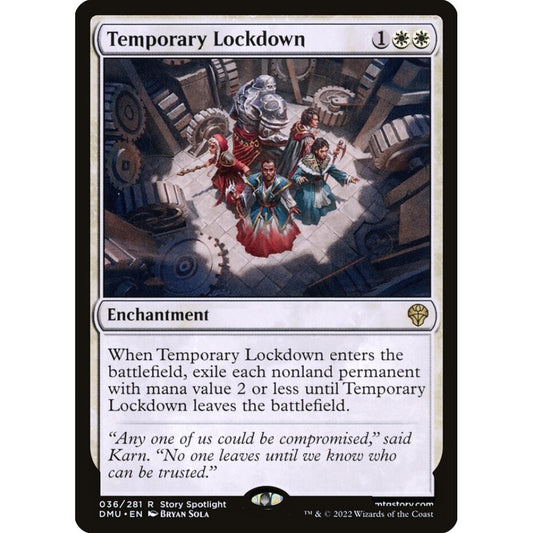 Temporary Lockdown rare 36 Magic the Gathering Dominaria United