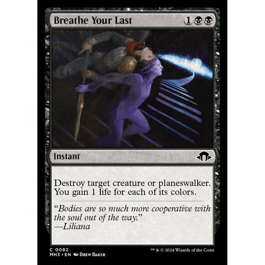 Breathe Your Last, 82, common, Magic: The Gathering, Modern Horizons 3