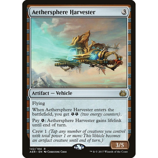 Aethersphere Harvester rare 142 Magic the Gathering Aether Revolt
