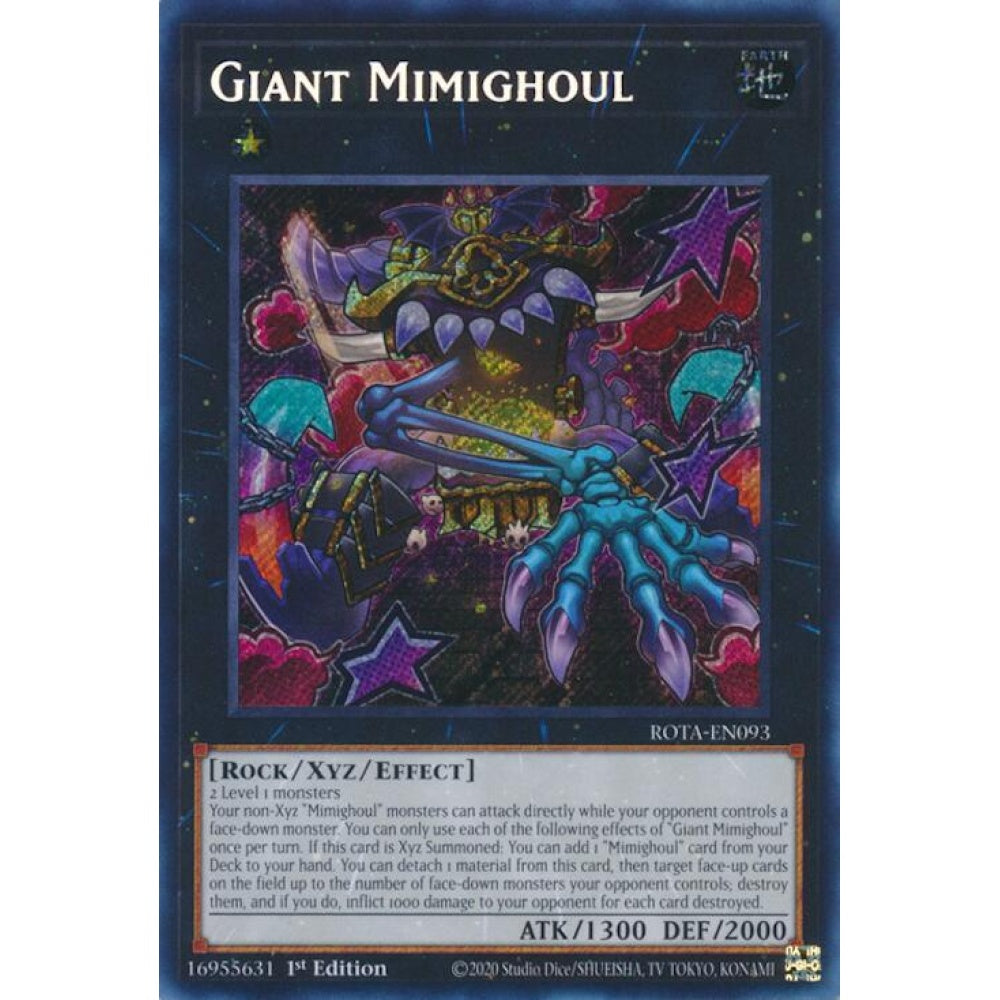 Giant Mimighoul ROTA-EN093 Secret Yu-Gi-Oh Rage of the Abyss