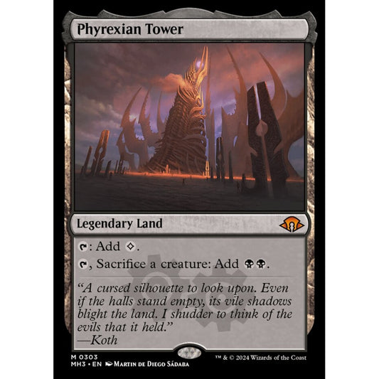 Phyrexian Tower, 303, mythic, Magic: The Gathering, Modern Horizons 3