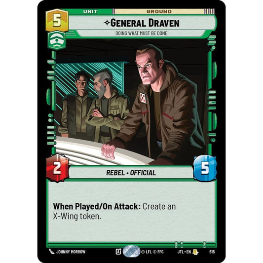 General Draven, R, JTL 615) Foil, Star Wars Unlimited