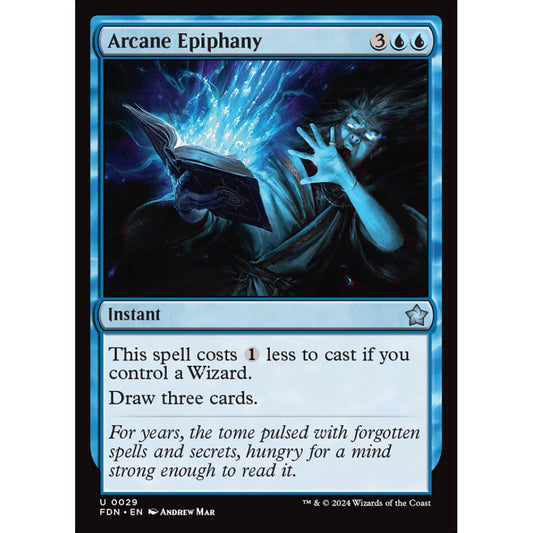 Arcane Epiphany, 29, uncommon, Magic: The Gathering, Foundations