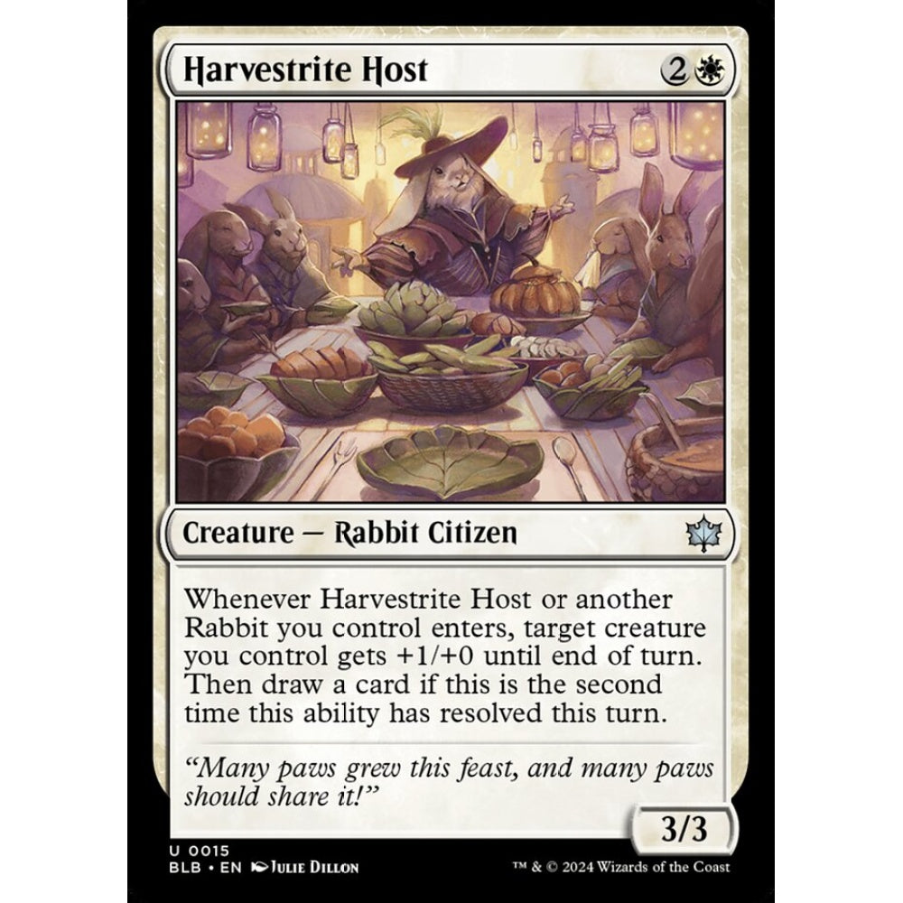 Harvestrite Host, 15, uncommon, Magic: The Gathering, Bloomburrow