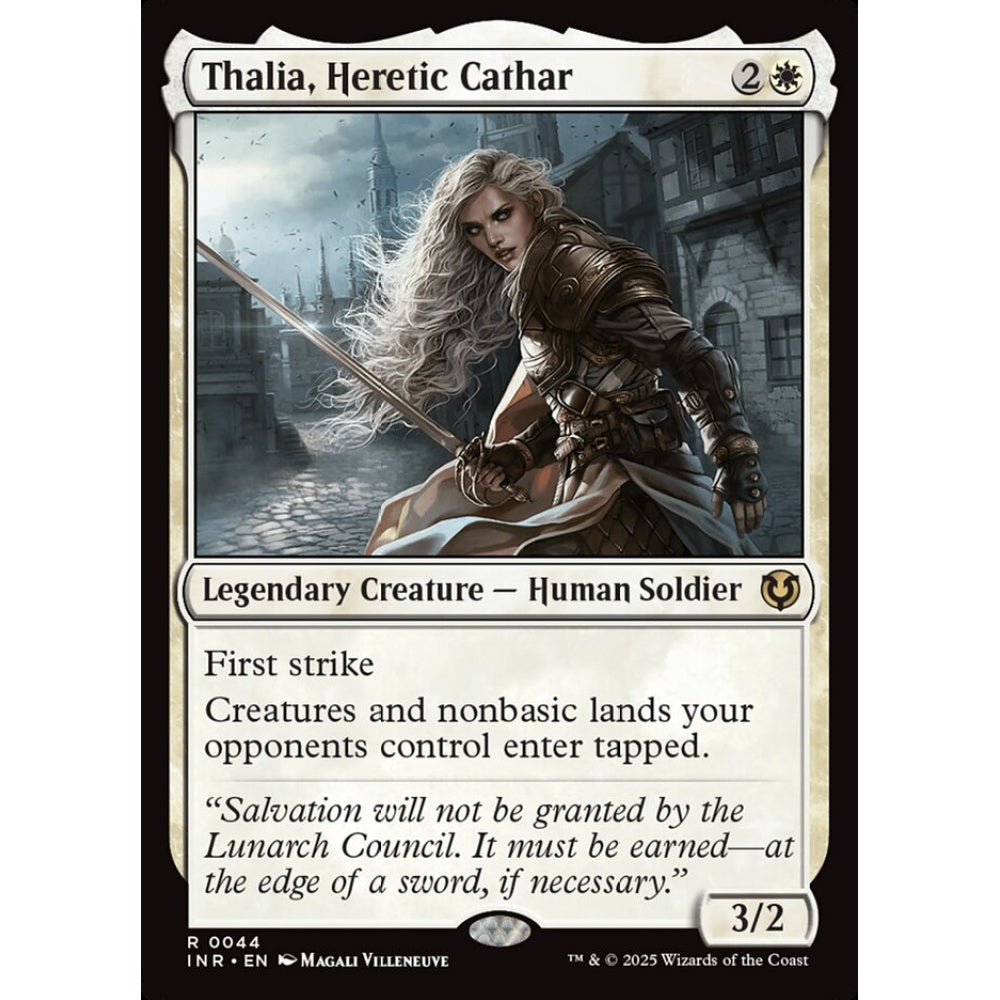 Thalia, Heretic Cathar, 44, rare, Magic: The Gathering, Innistrad Remastered