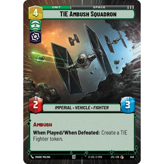 TIE Ambush Squadron, C, JTL 349) Hyperspace, Star Wars Unlimited