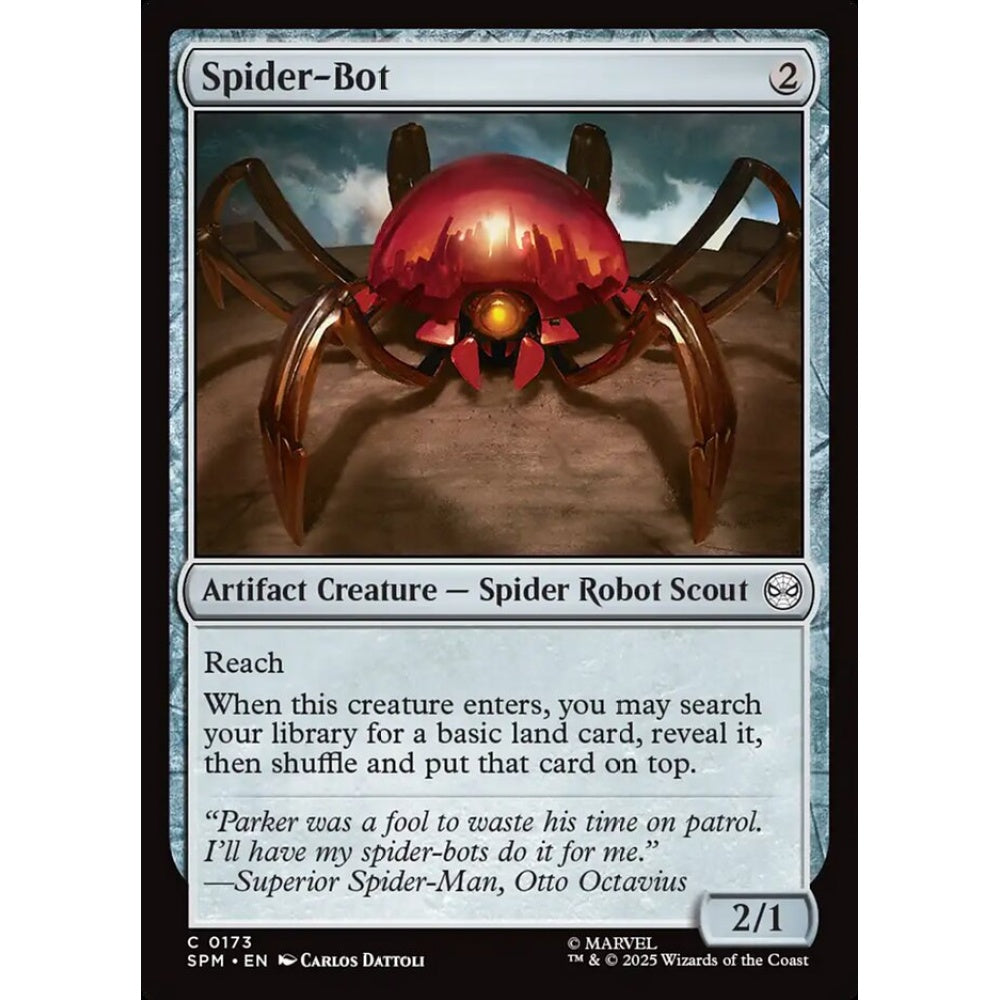 Spider-Bot common 173 Magic the Gathering Marvel's Spider-Man