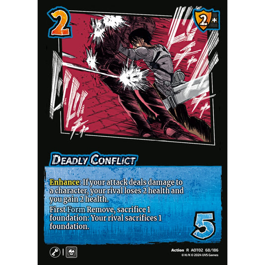 Deadly Conflict, 68/186, AOT02, Universus, Attack on Titan: Origins of Power, Action, R