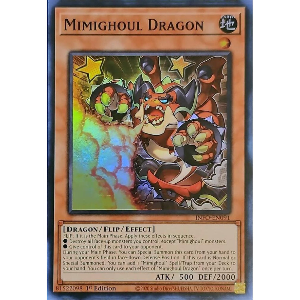 Mimighoul Dragon INFO-EN091 Super Yu-Gi-Oh The Infinite Forbidden