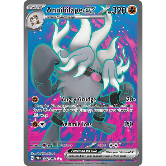 Annihilape ex Ultra Rare 242/193 Pokemon Card Game Paldea Evolved