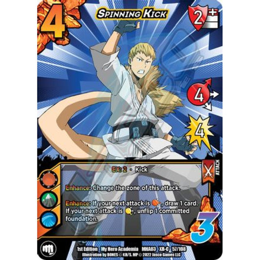 Spinning Kick, 57/108, XR-C, UniVersus, MHA03 Heroes Clash
