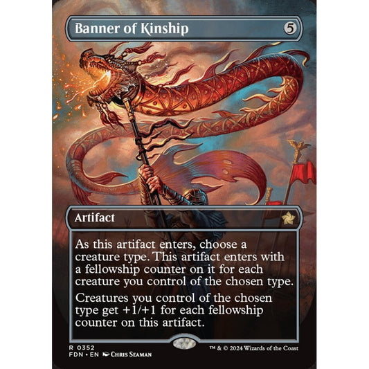 Banner of Kinship, 352, rare, Magic: The Gathering, Foundations
