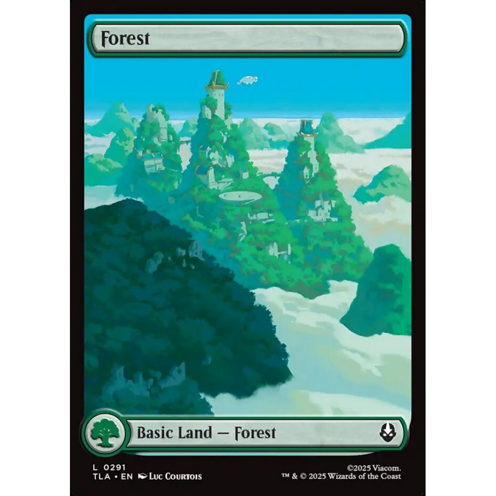 Forest common 291 Magic the Gathering Avatar: The Last Airbender