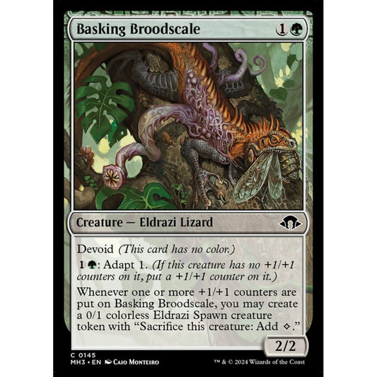 Basking Broodscale, 145, common, Magic: The Gathering, Modern Horizons 3