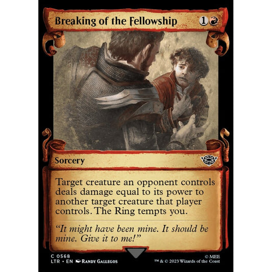 Breaking of the Fellowship, common, 568, Magic the Gathering, The Lord of the Rings: Tales of Middle-earth