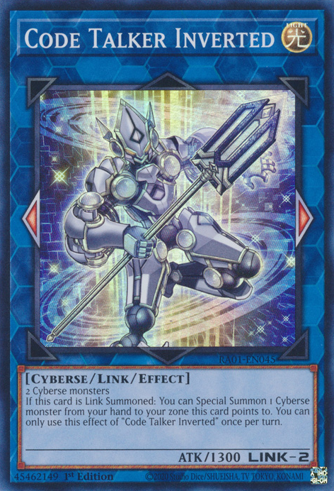 Code Talker Inverted RA01-EN045 Ultra Ultra Rare Yu-Gi-Oh 25th Anniversary Rarity Collection in Art
