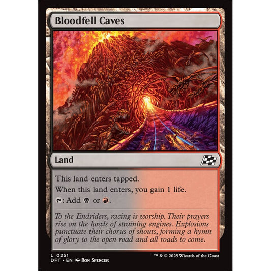 Bloodfell Caves, 251, common, Magic: The Gathering, Aetherdrift