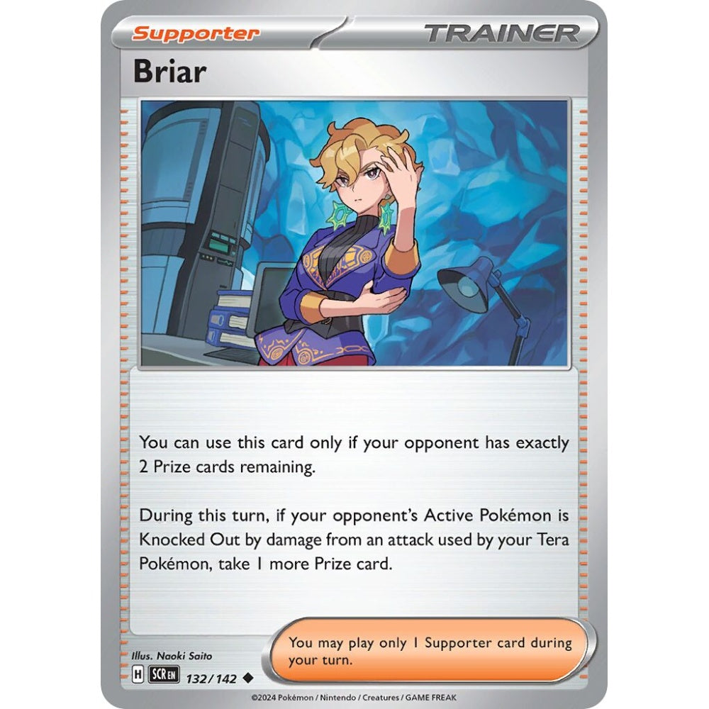 Briar Uncommon 132/142 Pokemon Card Game Stellar Crown