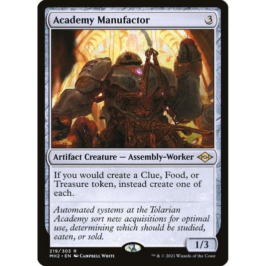 Academy Manufactor rare 219 Magic the Gathering Modern Horizons 2